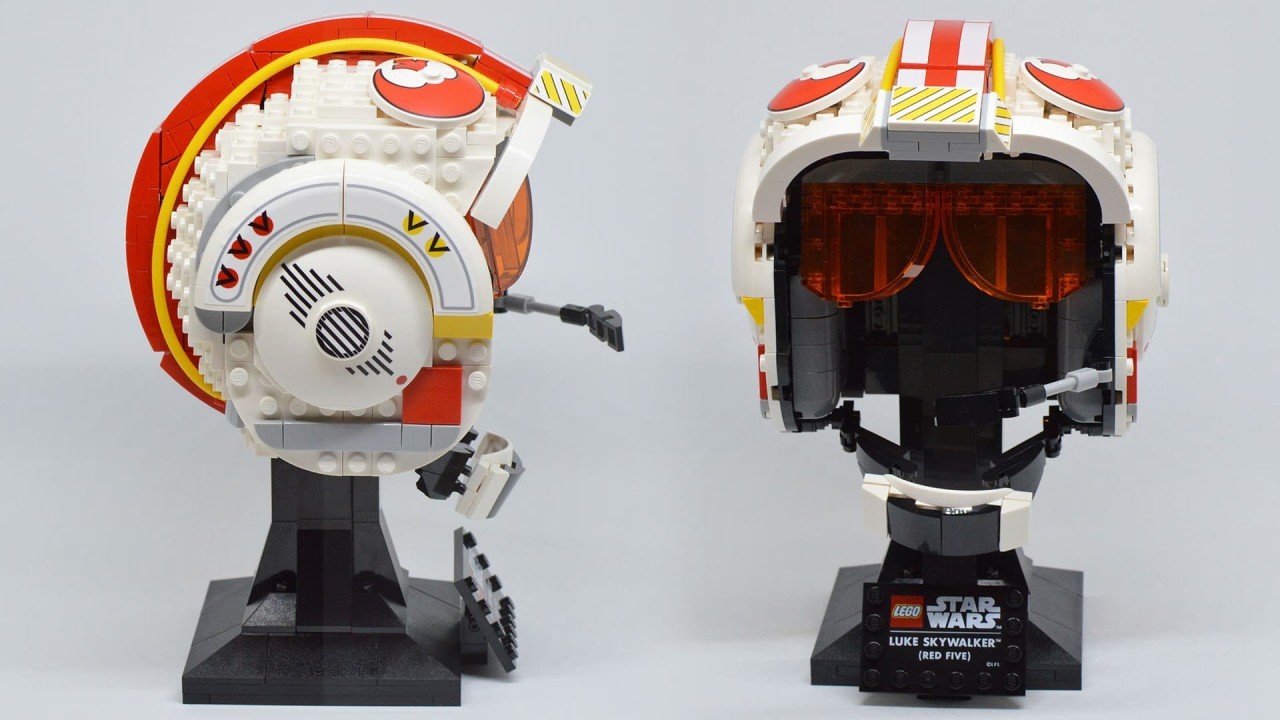 Lego Star Wars Luke Skywalker (Red Five) Helmet review